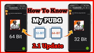 BGMi 32 bit 64 bit kaise pata kare 21  How to Check PUBG 32 bit or 64 bit 21 [upl. by Yelrahs]