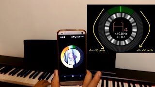 歌唱工具1  音準測量app PitchLab Guitar Tuner Pro introduction [upl. by Aillij]