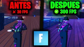 La MEJOR OPTIMIZACION Para FORTNITE C4S4 ✅ MEJORA Tus FPS [upl. by Katrinka]