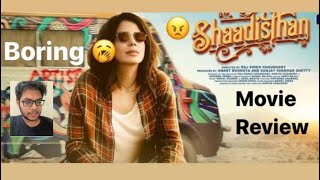 Shaadisthan Movie Review amp Reaction  Shaadisthan Movie Explained in Hindi  Shaadistan Review [upl. by Ennayhs]