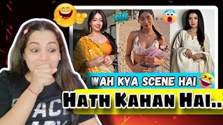 Dank Indian Memes Reaction  Wah Kya Scene Hai  Memapur  Reaction  Nakhrewali Mona [upl. by Olivie]