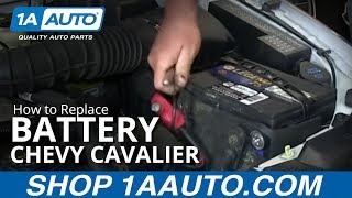 How To Replace Battery 9505 Chevy Cavalier [upl. by Filippa]