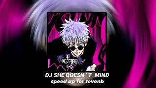 DJ SHE DOESNT MIND  SPEED UP FOR REVENB [upl. by Stelmach423]