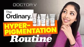 The Ordinary Layering for Hyperpigmentation DOCTOR V Skin of colour [upl. by Chappy277]