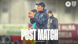 Post Match Pecchia dopo CittadellaParma [upl. by Magbie283]