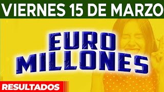 Resultado del sorteo Euromillones del Viernes 15 de Marzo del 2024 😱🤑💰💵 [upl. by Eiramllij866]