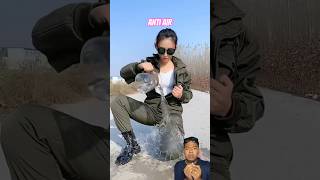 JAKET DAN CELANA SERAGAM ANTI AIR  apliances dance ootd outfit fashion reaction [upl. by Ragouzis29]