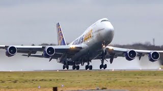 4K 100 planes landing and take off in 1 HOUR The best of plane spotting 2018 [upl. by Arva692]