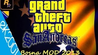 GTA San Andreas Bosna Mod v1 CroBiHSrb Balkan Version [upl. by Nellie431]