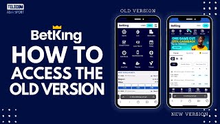 HOW TO ACCESS BETKING OLD MOBILE APP  TELECOM ASIA SPORT [upl. by Almallah]