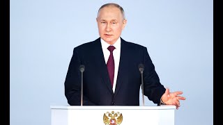 Vladimir Putins Address to Federal Assembly of Russia Feb 21 2023  Full Speech English Subtitles [upl. by Ahsineb]