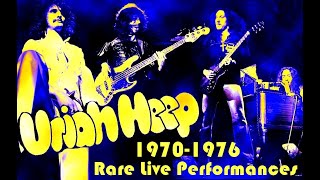 Uriah Heep  Rare Live Performances 1970  1976 [upl. by Negam84]