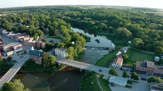 Saugeen River Bluffs Drone Footage [upl. by Innoj615]