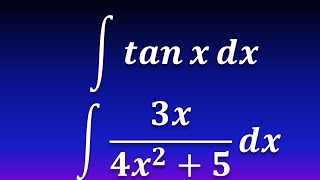 27 Integral de tangente y de fracción algebraica dvv [upl. by Aohk]