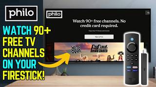 Philo Free Channels  Watch 90 Live TV Channels for FREE [upl. by Rabaj]