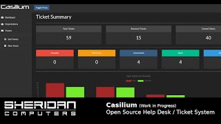 Casilium  Free Open Source Help DeskTicket System work in progress [upl. by Icam826]