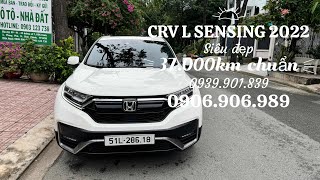 Video chi tiết Honda CRV L 2022 bản L sensing full option động cơ 15 turbo sản xuất 2022 [upl. by Ardnalahs47]