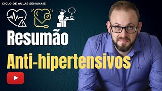 Aula de Farmacologia  Resumão Antihipertensivos  Farmacologia Fácil  Prof José Afonso [upl. by Merry]