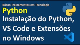 Instalação do Python editor VS Code e extensóes [upl. by Hemminger729]