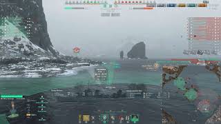 Le Fantasque  in T10 battle  134k damage  World of Warships  destroyer [upl. by Damalas]