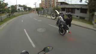 wheelie yamaha xt 500 [upl. by Aleuqahs174]