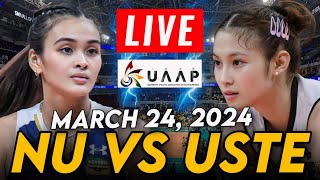 NU VS UST Round 2 🔴LIVE NOW  MARCH 24 2024  UAAP SEASON 86 WOMENS VOLLEYBALL [upl. by Shishko]