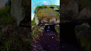 Hidden Druid Caves Rowtor Rocks Peak District  Solo Hiking [upl. by Niarda]