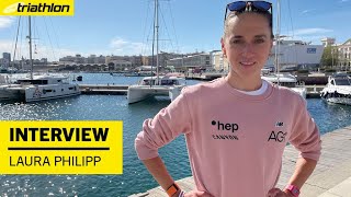 Laura Philipp vor dem Ironman 703 Valencia quotIch hab viele Fragezeichen vor dem ersten Rennenquot [upl. by Nohtan]