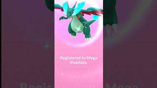 Evolution Mega Shiny Charizard X High cp but pokemongo [upl. by Edlitam]