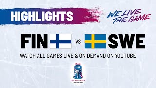 Highlights  Finland vs Sweden  2023 IIHFWorlds [upl. by Aliuqaj]