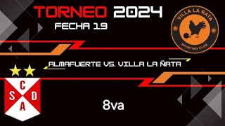 Almafuerte vs La Ñata 8va div Fecha 19 Torneo 2024 [upl. by Aznecniv48]