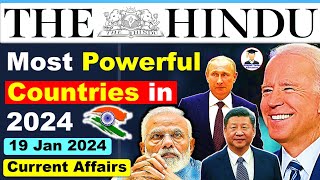 19 January 2024  The Hindu Analysis by Deepak Yadav  19 January 2024 Daily Current Affairs upsc [upl. by Leif]