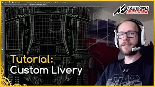 How to create your Custom Livery in Assetto Corsa Competizione  Step by Step Tutorial [upl. by Sivrup794]