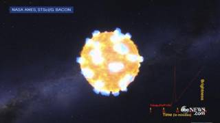 Exploding Star Flash Caught for 1st Time [upl. by Eckel]