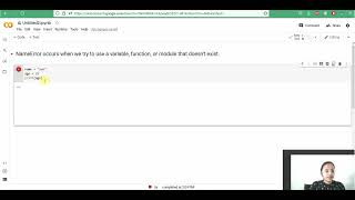 What Is a NameError in Python How do I fix name error in Python How NameError Works with Examples [upl. by Cynthia576]