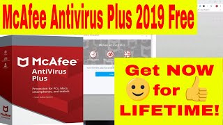 McAfee Antivirus Plus 2019 Full Version Free Activation  McAfee License Key✔️ [upl. by Buseck8]