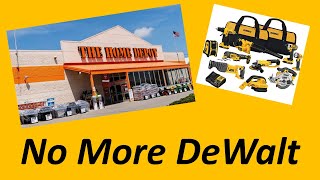 DeWalts Leaving Home Depot [upl. by Nnoj]