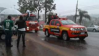 JOGADORES DA CHAPECOENSE A CAMINHO DO VELÓRIO EM CHAPECÓ [upl. by Yelsiap]