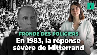 Fronde des policiers  quand François Mitterrand limogeait le directeur général de la police en 1983 [upl. by Rebmetpes]