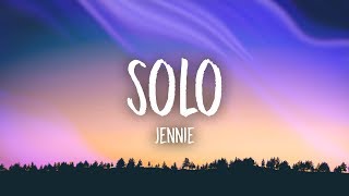 JENNIE  SOLO Lyrics [upl. by Riffle]