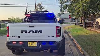 Ram TRX Feniex Police Lights by EFS Houston Emergency Fleet Service [upl. by Anallise310]