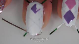 DOs amp DONTS Striping tape nail art with gel  how to use striping tape with gel polish [upl. by Gebelein]