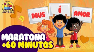 Maratona 3 Palavrinhas Mix  Música Infantil  de 1 Hora [upl. by Matti]