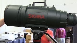 Sigma APO 200500mm F284001000mm EX DG Unboxing [upl. by Ardnatal]