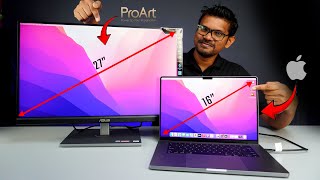 Big Screen for MAc  Asus Proart Color Calibrated Monitors [upl. by Lane376]