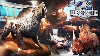 Jurassic World The Game  New Dinosaurs Cenozoic creatures New Woolly Mammoth Arena [upl. by Strep824]