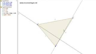 Altezze del triangolo con GeoGebra [upl. by Adnarb]