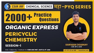 PERICYCLIC CHEMISTRY  L1 [upl. by Adnaval481]