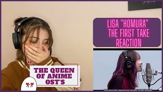 The Queen of Anime Theme Songs  LiSA quotHomuraquot  The First Take Reaction [upl. by Ayaros]