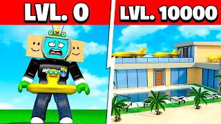 LEVEL 0 vs LEVEL 10000 MILLIONAIRE RESORT TYCOON [upl. by Llednil]